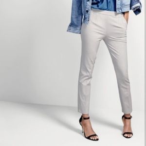 J. Crew Martie Pants in Cream/Ivory